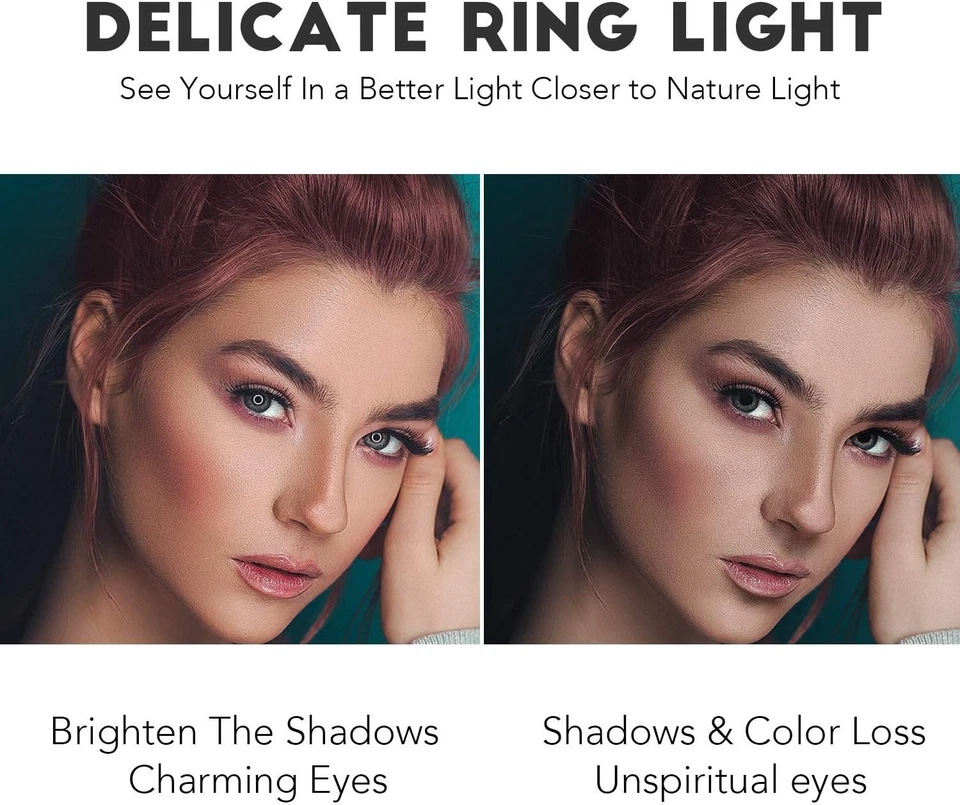 10" LED Ring Light w/Selfie Stick & Tripod Stand Kit for Phone Video Live Stream - Image 4 of 4