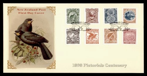 DR WHO 1998 NEW ZEALAND FDC PICTORIALS CENTENARY COMBO R38927