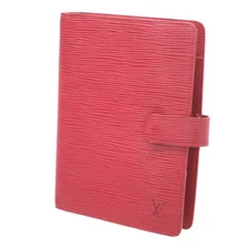 LOUIS VUITTON Epi Agenda MM Day Planner Cover Red R20047