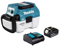 Makita DVC750LZX1 Akku-Staubsauger Nass-/Trockensauger Mit Akku 3 Ah & LadegeräT
