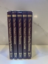 Vintage Webster s Dictionary Thesaurus Grammar Spelling Reference Book Set