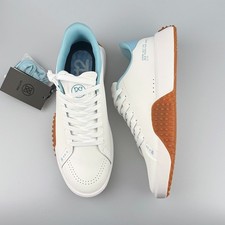 G/Fore Men's G.112 Golf Shoes P.U. Leather Snow/Baja Sneakers US10-12