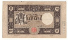 1000 LIRE GRANDE  "M"  ( FASCIO )  1° TIPO  DECR   18 - 11 - 1926  RR