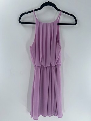 Women's Francesca's Blue Rain Purple Sleeveless Dress Size M