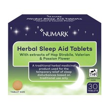 Numark Herbal Sleep Aid Tablets 30 Natural Sleep Support  Valerian Generic Nytol
