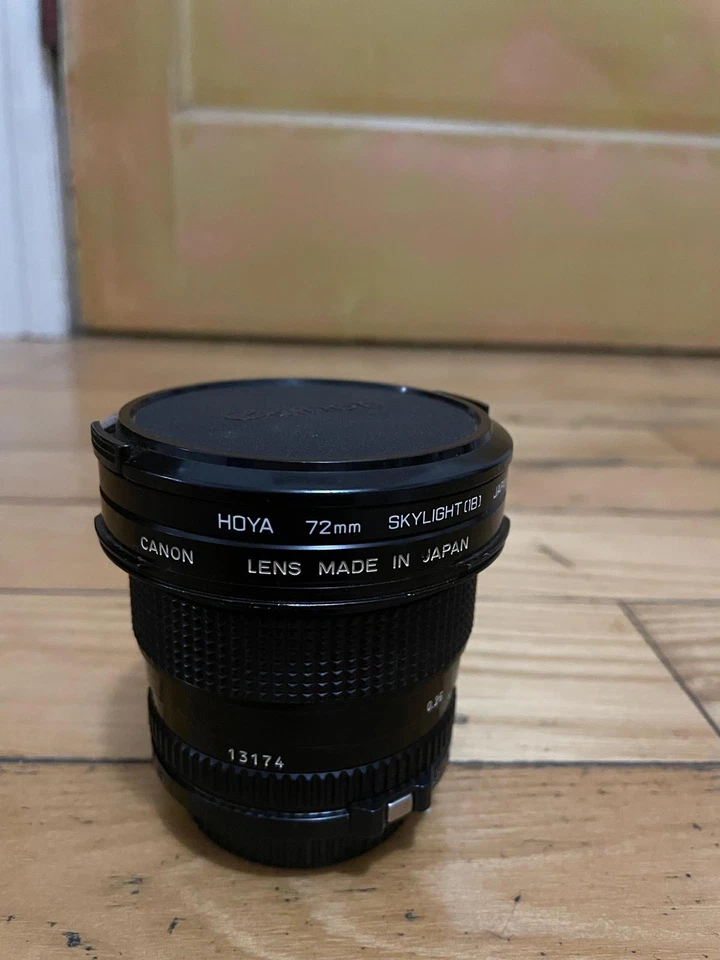 Lente Canon 17 mm FD 1:4 #13174 - De colección, excelente estado, filtro Hoya adicional + estuche Foto 2 de 4