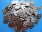 Four Rolls of partial and no-date Buffalo Nickels