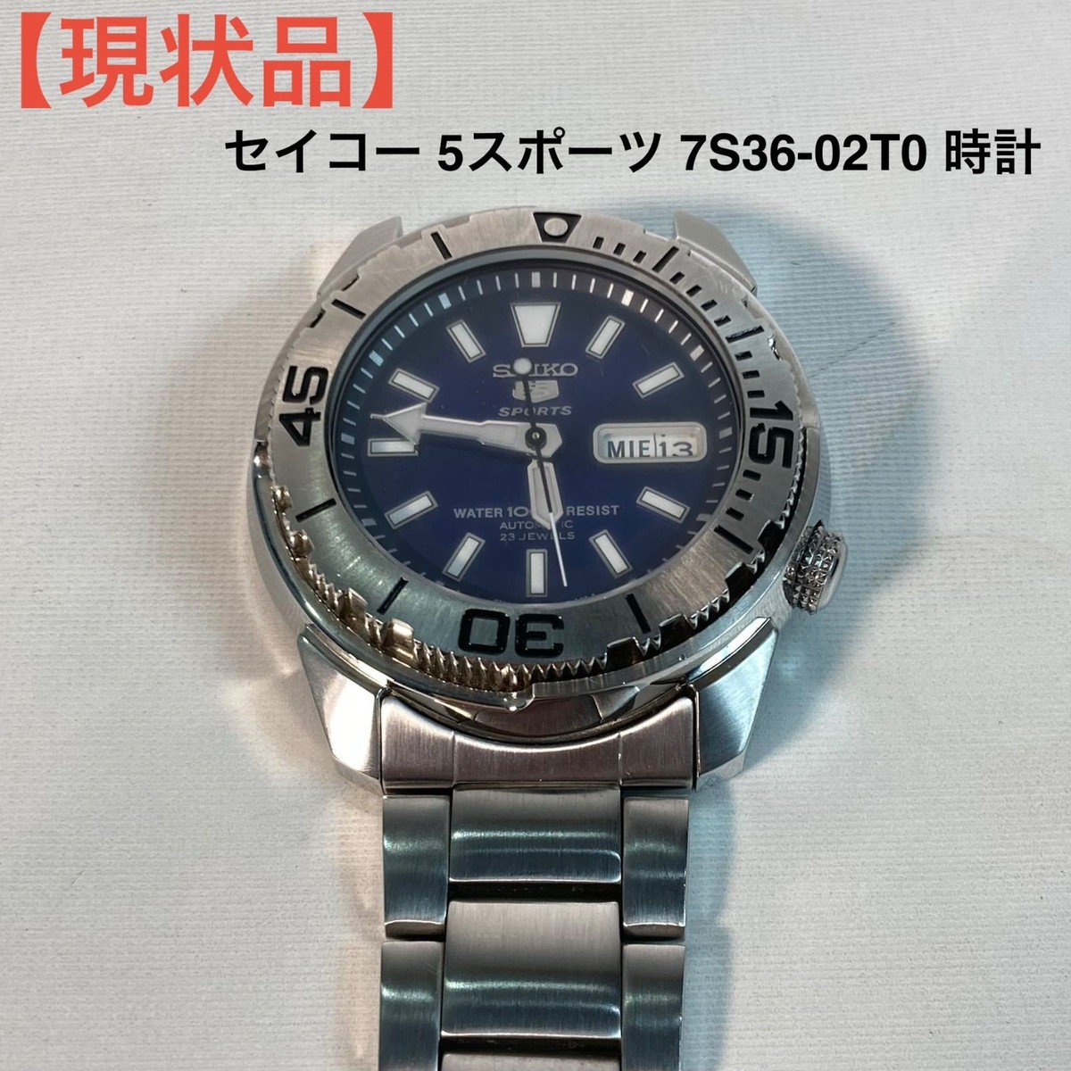 Seiko 5 Sports Blue Men's Watch - 7S36-02T0 for sale online | eBay