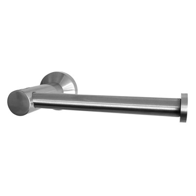 New Castano Straight Toilet Roll Holder Brushed Nickel Capri CATRHC2-NI