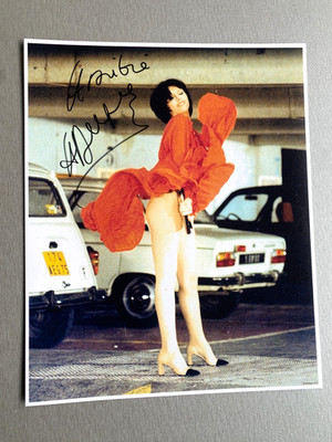 ANNY DUPEREY  französische Schauspielerin signed Foto 20x25 Autogramm
