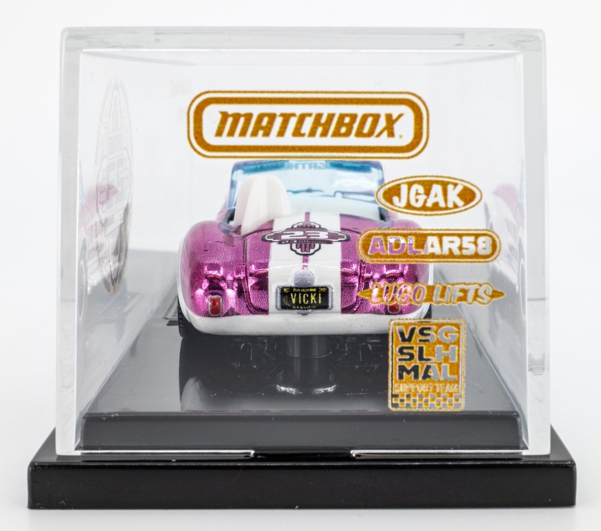 2025 Matchbox Gathering 1965 Shelby Cobra 427 MAGENTA | WHITE