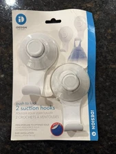 2 Suction Hooks By iDesign