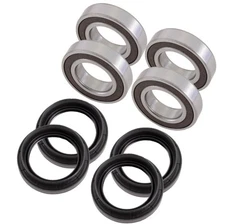 Yamaha front rear wheel bearings and seals kit Grizzly 660 2002 ONLY