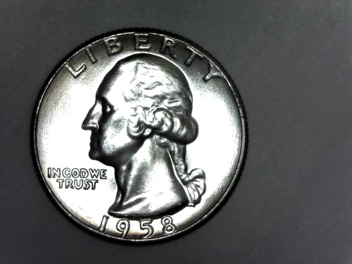 1958, Washington Quarter-BU!