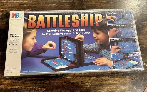 Vintage 1981 Edition BATTLESHIP Board Game Milton Bradley Complete Box