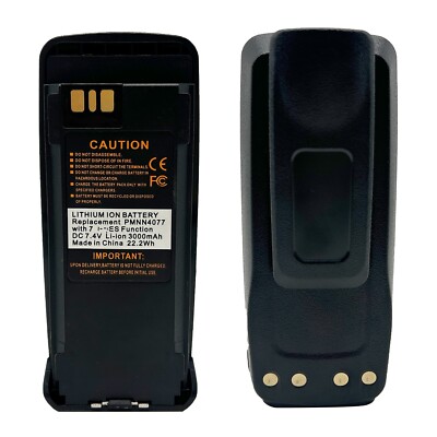 PMNN4077 3000mAh W/impres Li-ion battery for Radio DGP4150+ DGP6150 DGP6150+