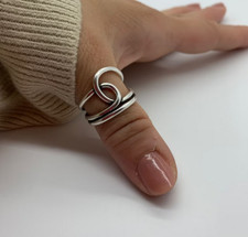 Ring Sterling Silver ring Band Ring Handmade designer Rings All Jewelry 058