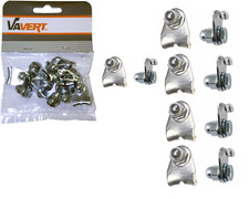 Fahrrad Bremszug Ausleger Straddle Brücke Aufhänger Eigelb Halterungen - 10er Set