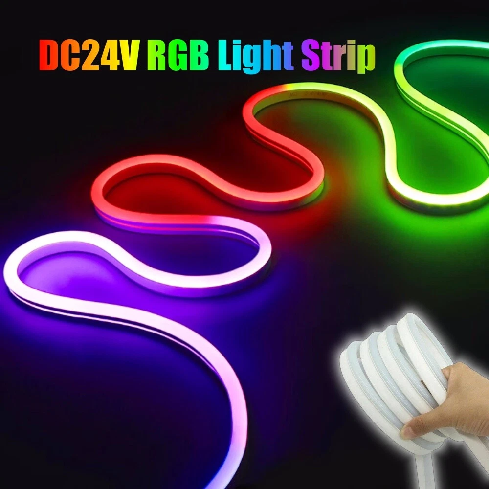 24V RGB IC LED Neon Rope Light Strip Waterproof In/Outdoor Commercial Home Decor
Opens in a new wind