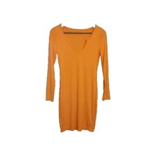  Women’s Fashion Orange Fitted Club/Party Mini Dress/ Body Con 