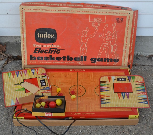 TUDOR TRU ACTION ELECTRIC BASKETBALL GAME eBay