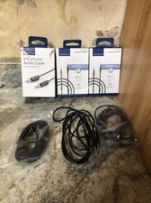 Lot of 3 Insignia 6 ft. 3.5mm Audio Cables