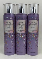 3 Bath  Body Works Cue The Confetti Fine Fragrance Mists Full Size