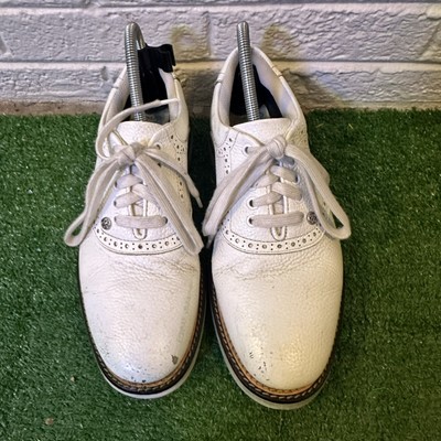 Mens Golf Shoe G-Fore Saddle Gallivanter Medium 9 White Mens Golf Shoe G-Fore Saddle Gallivanter Medium 9 White