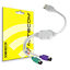 miniatura 2  - ACTECOM® CABLE ADAPTADOR USB CONVERSOR A DOBLE PS2 TECLADO RATON PC ORDENADOR