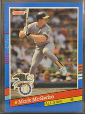 Vintage 1990 Donruss Mark McGwire Oakland Athletics #56