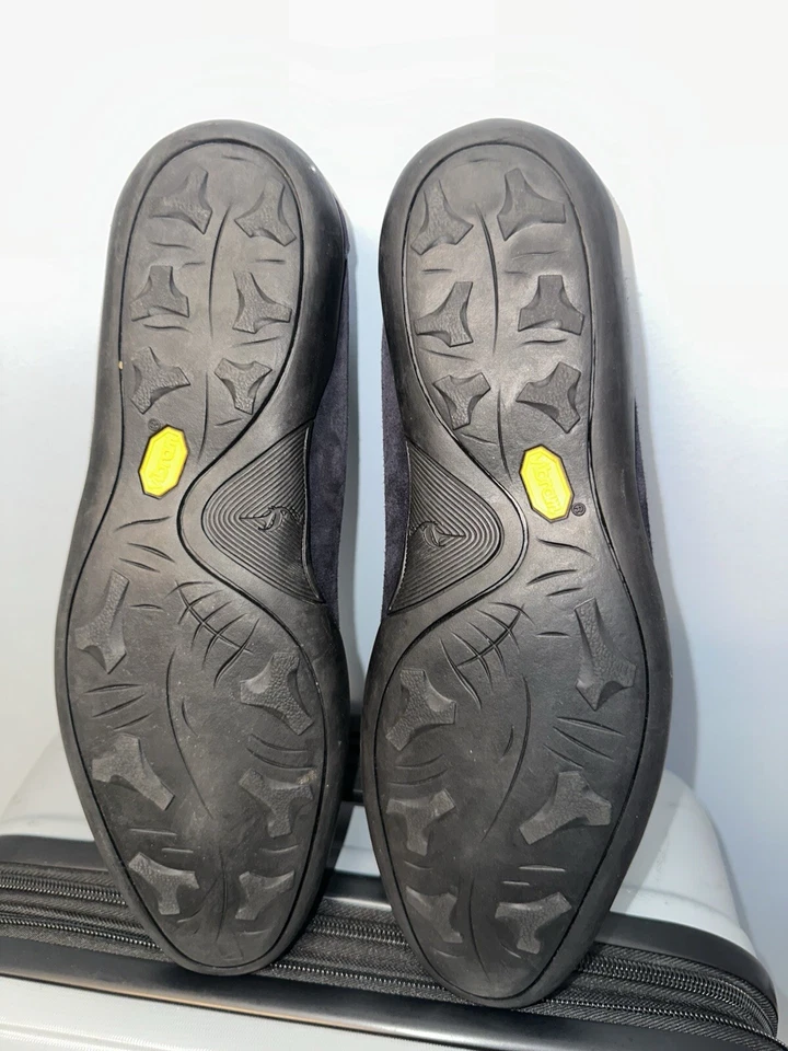 Harrys of London Basilea F Kudu Gamuza Medianoche Vibram suela de goma hecha en Italia 7 Foto 3 de 4