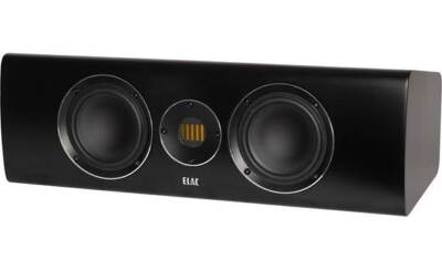 Elac Carina CC241.4 Center Channel Speaker CC241.4-SB (Satin Black, Each)