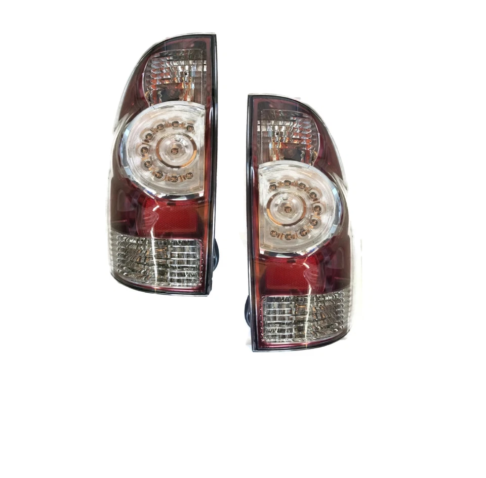 COMPLETE LED PAIR TAIL LIGHTS BRAKE LAMPS FOR 2005-2015 TOYOTA TACOMA RH LH Foto 2 de 4