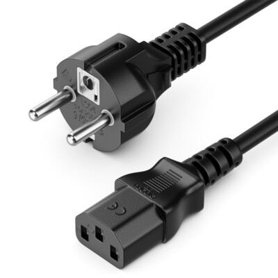 3m Stromkabel Kaltgerätekabel Netzkabel Kaltgeräte Strom Kabel C13 PC Computer
