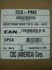 CBC - INDOOR SURVEILLANCE CAMERA HOUSING PENDANT WALL MOUNT CAP ZC5-PM2 *NEW*