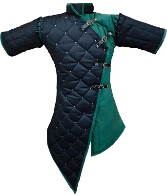 Medieval Thick Padded Witcher Gambeson Costume SCA LARP Reenactment BEST