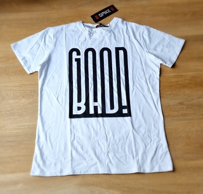 GOOD/BAD Tshirt by SPIKE. Neu (Noch Nie Getragen)