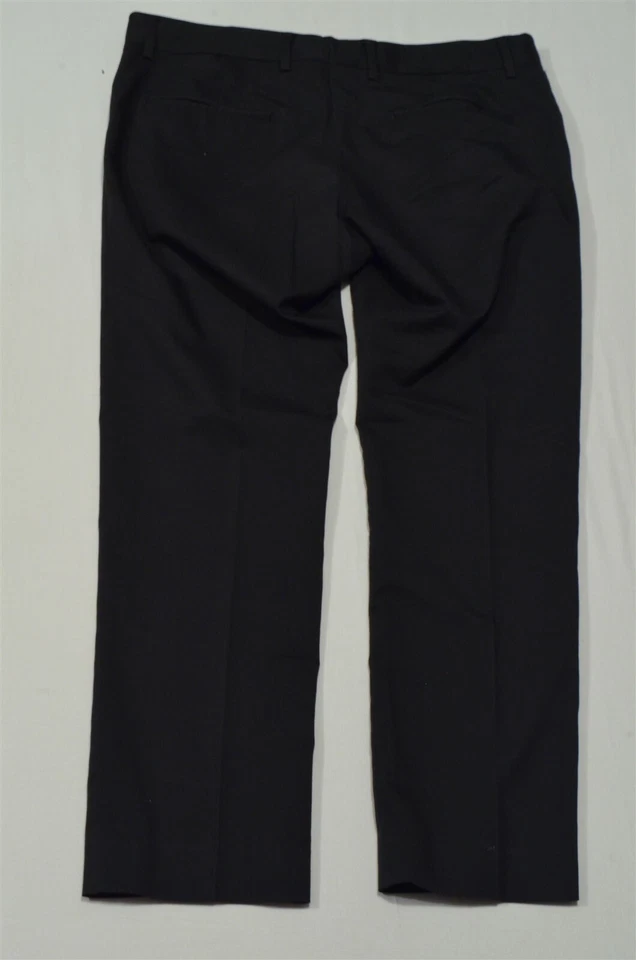 MEXX 34 x 29 Negro Calce Ajustado Traje Pantalón Vestido Pantalones Foto 3 de 3