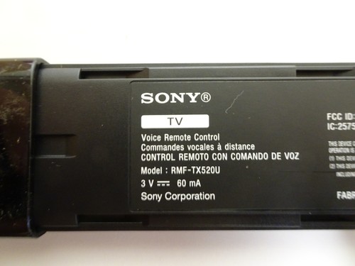 Sony KD-43X80J KD-55X80J Remote (1-009 