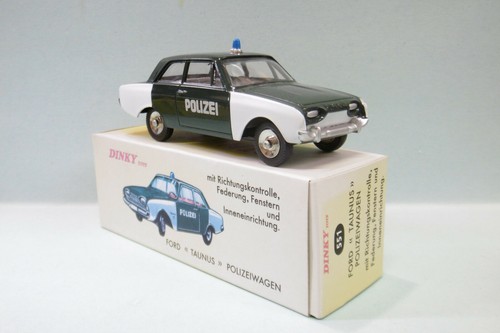 DINKY TOYS ATLAS : n° 551 FORD  TAUNUS  POLIZEIWAGEN avec sa BOITE