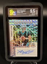 2022 Panini Mosaic Rookie Autographs Mosaic Matt Corral RARE 9.5 Auto 10