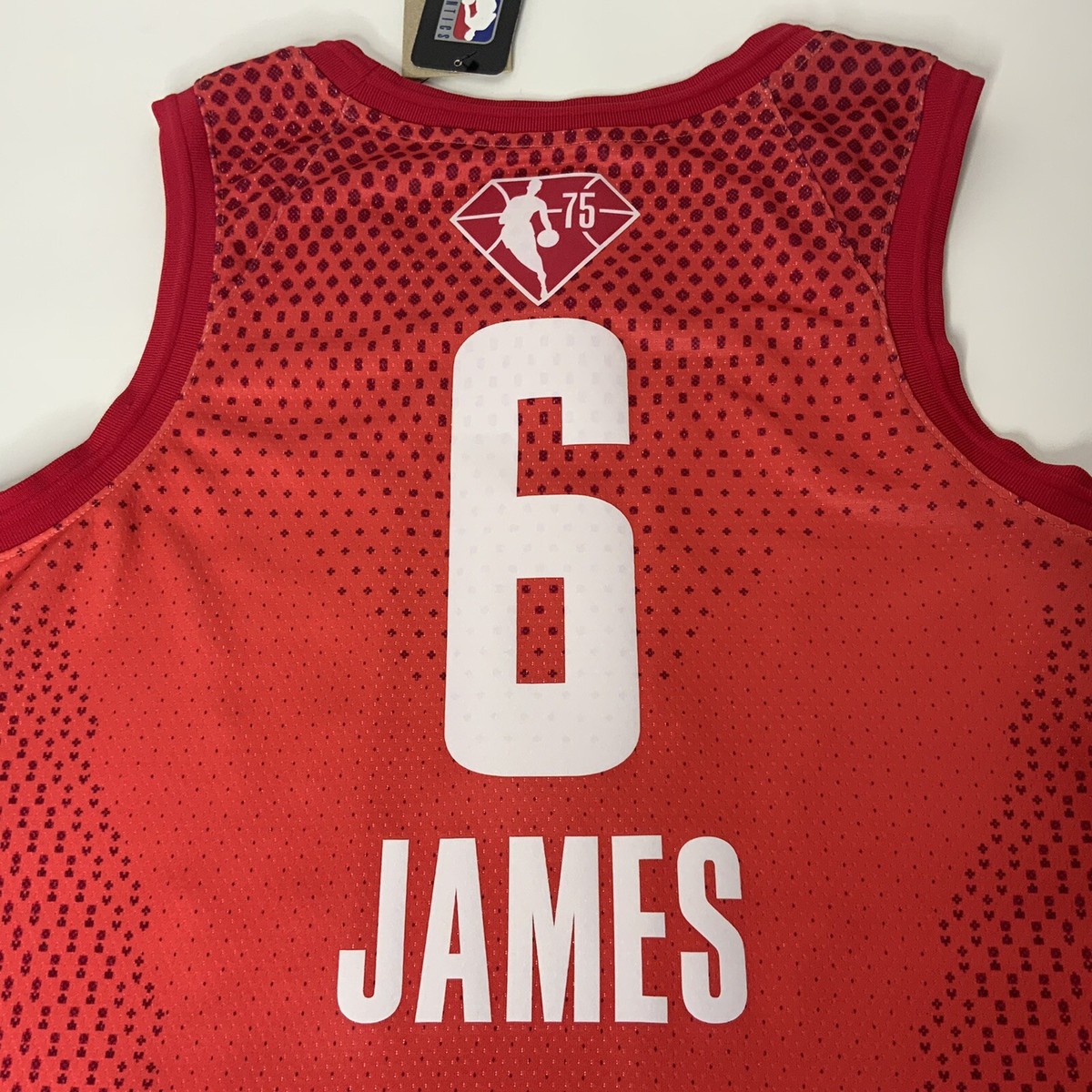 Jordan Lebron James All-star Nba Swingman Jersey In Red