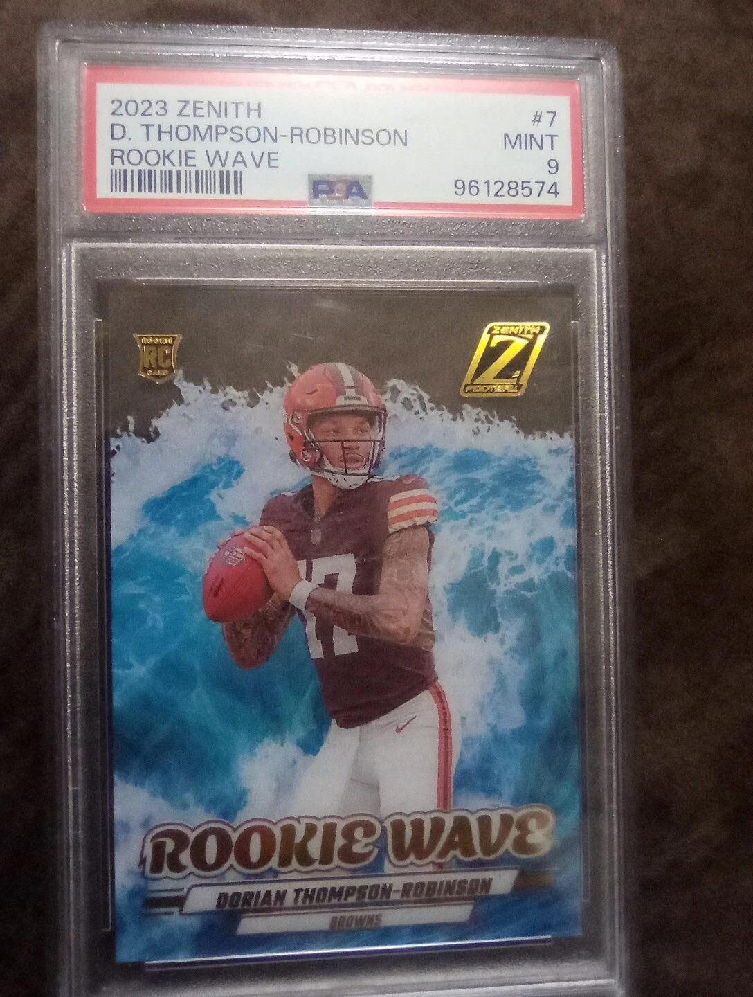 Dorian Thompson-Robinson Panini Zenith Rookie Wave #7 Base