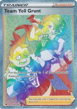 Team Yell Grunt 210/202 Secret Rare Holo Pokemon Card NM L | eBay Team Yell Grunt 210/202 Secret Rare Holo Pokemon Card NM L | eBay