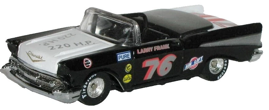 Chevrolet Preto Carros de Corrida de metal fundido 1957 Ano do Veículo