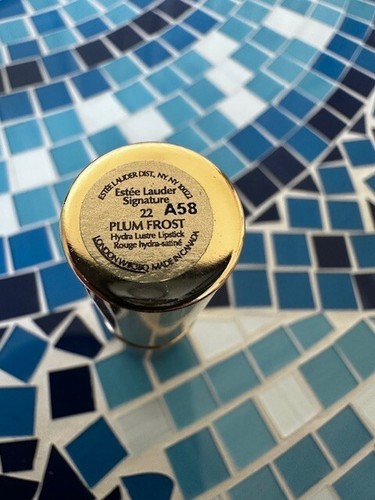 Lápiz labial de color puro súper difícil de encontrar Estee Lauder raro de colección en fundición de metal dorado - Imagen 14 de 27