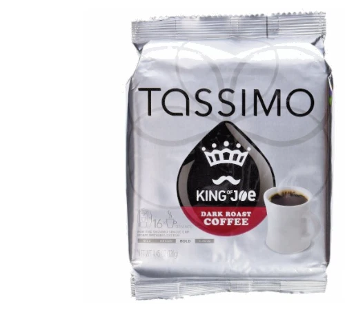 Último Raro 16 Tdisc Tassimo King of Joe Dark Roast Coffee Brew Navidad Bst0323 Foto 2 de 2