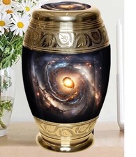 Galaxy urn large size 10x7 inch with bage ,  Galaxy Urn