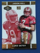2007 Co-Signers Football /399 Jason Hill R/C Luke Getsy San Francisco 49ers #61