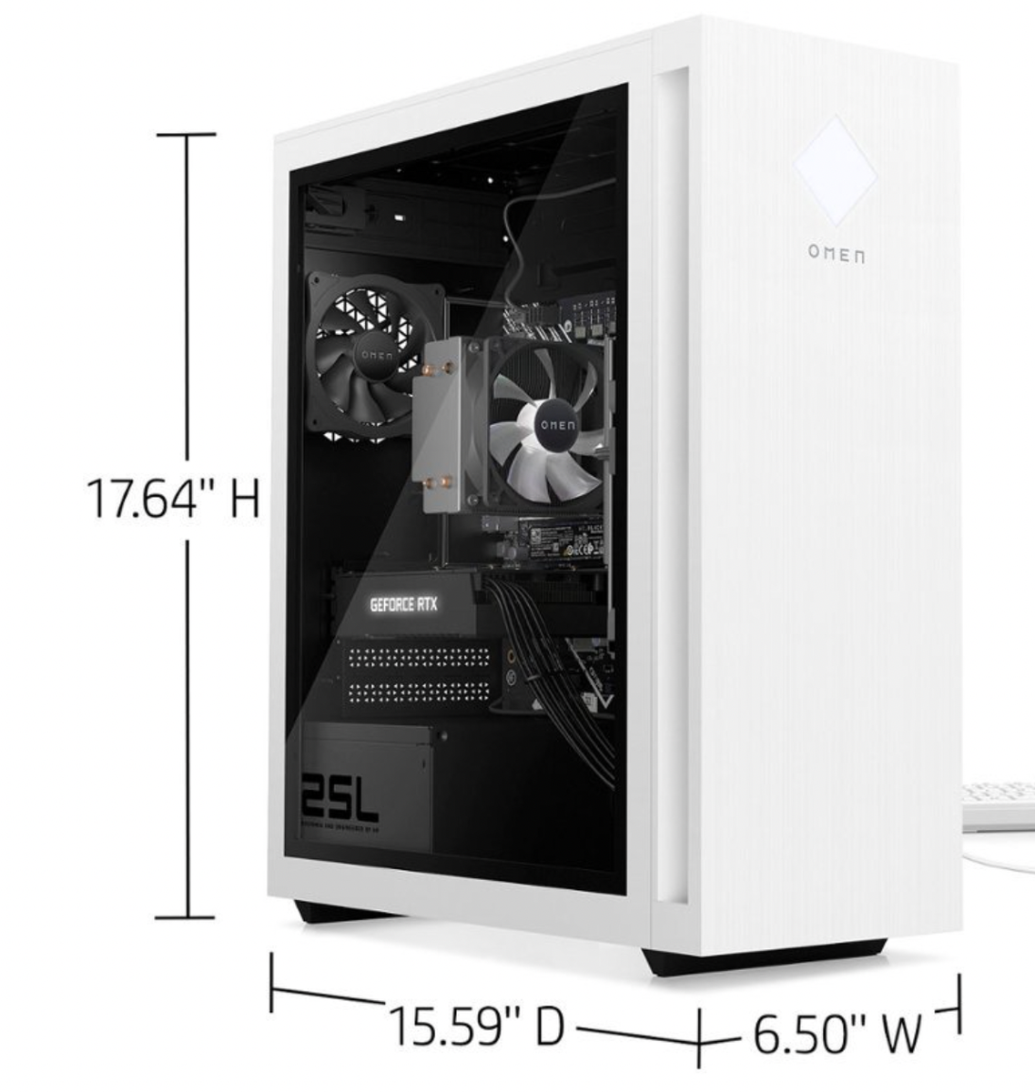 HP OMEN - 25L Gaming Desktop - AMD Ryzen 7 5700G - HyperX 16GB